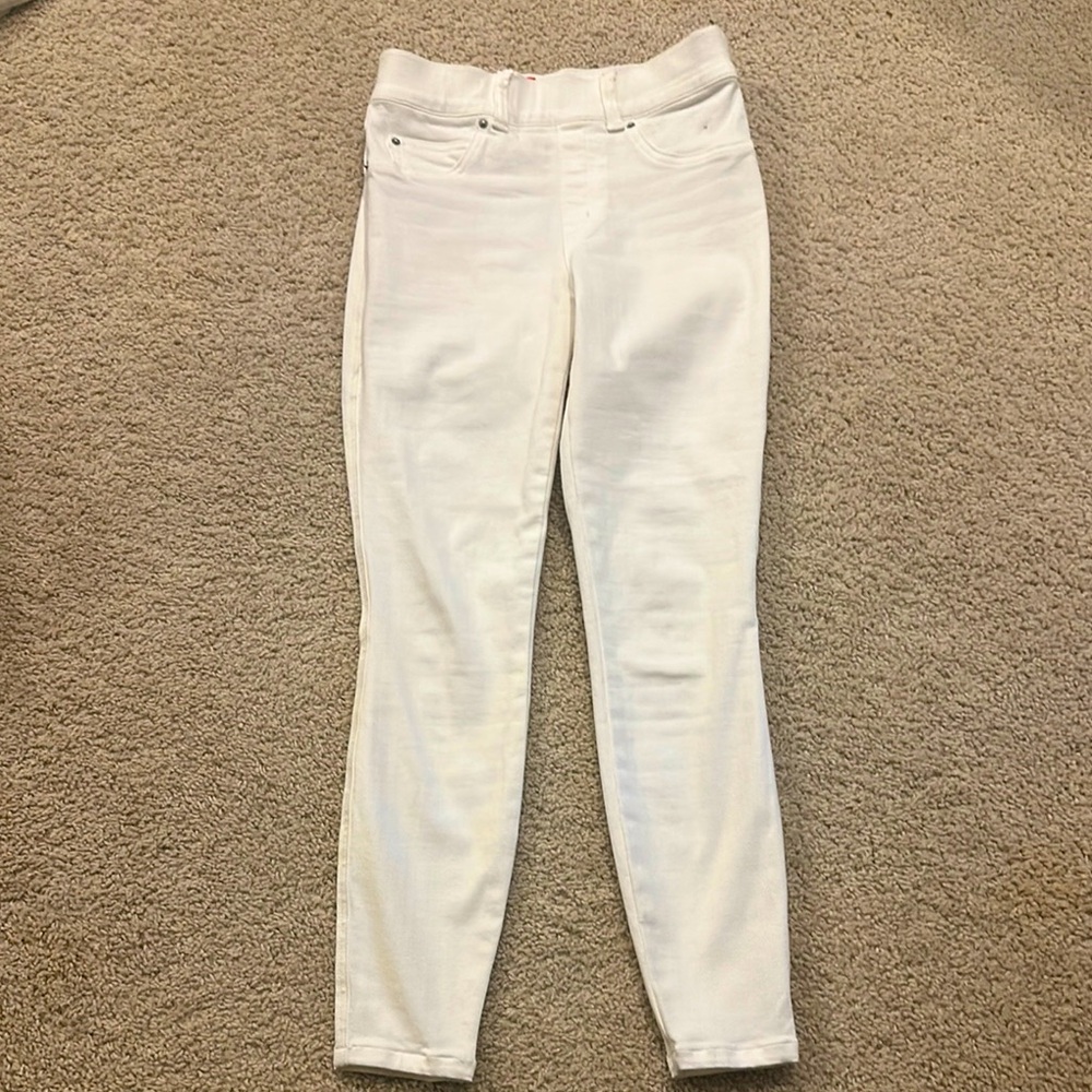 Spanx White Skinny Jeans